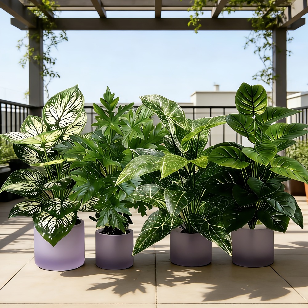 4PC Artificial Plants with 48L - Fiddle Leaf Fig review and price