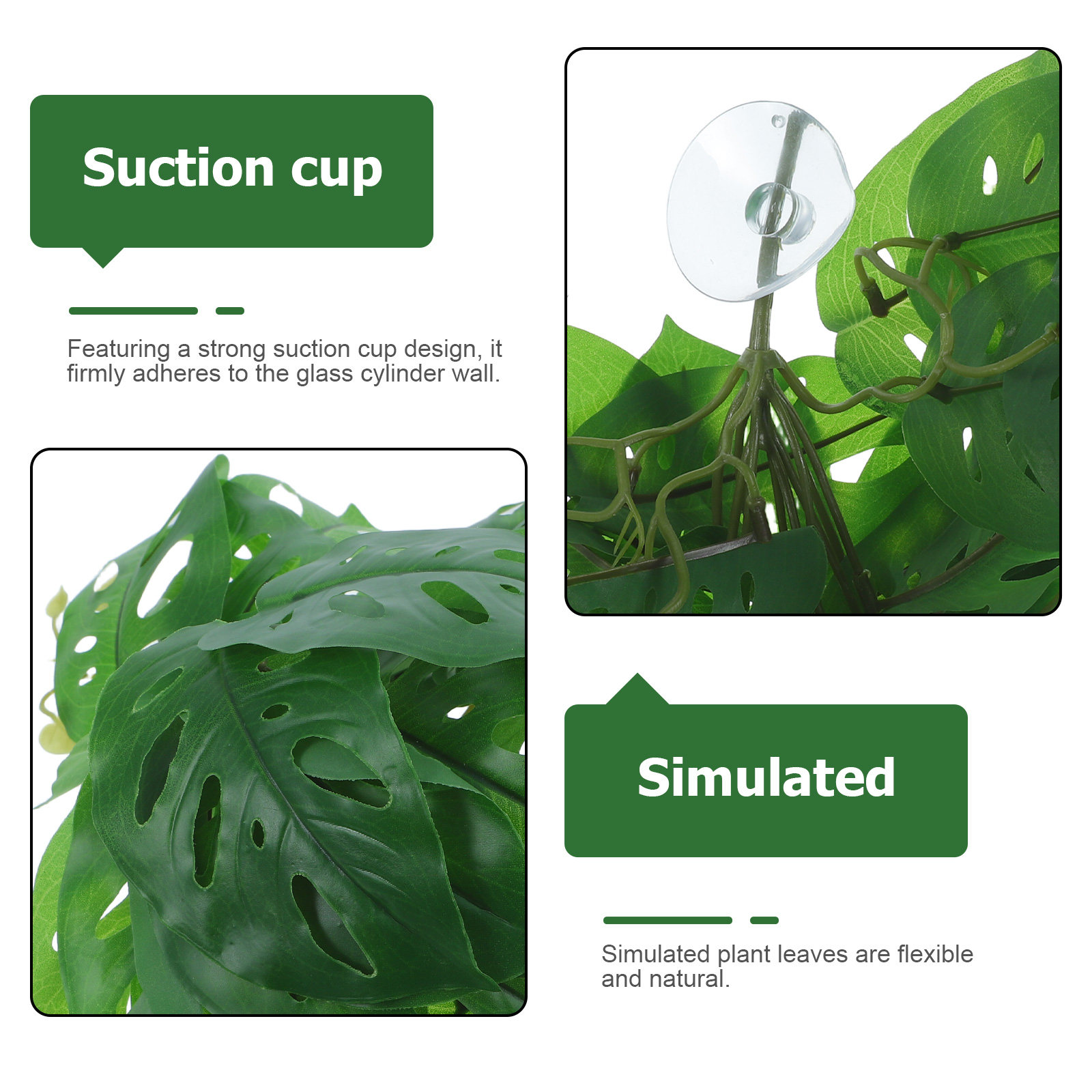 Reptile Habitat Decor Lifelike - Snake Plant review and price