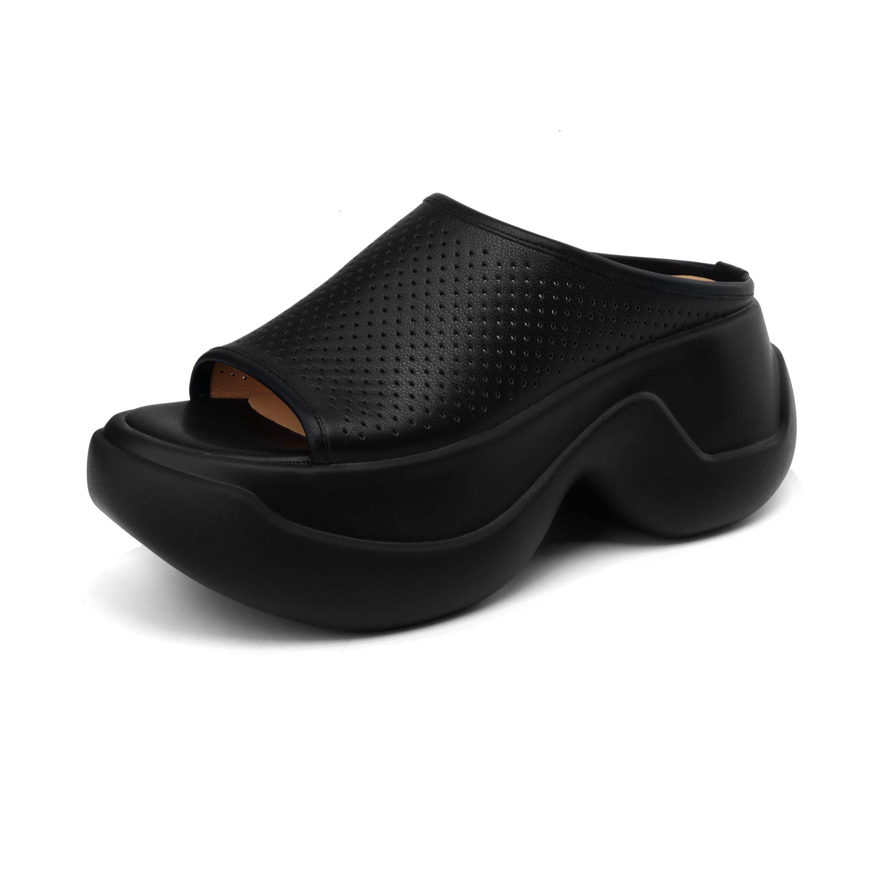 Krazing Pot Cow Leather Peep T - Pothos review and price