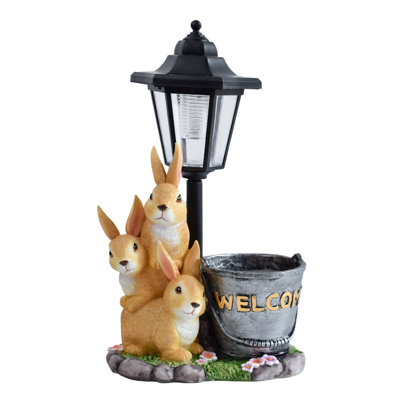 New Rabbit Solar Garden Light  - Succulent Set review and price